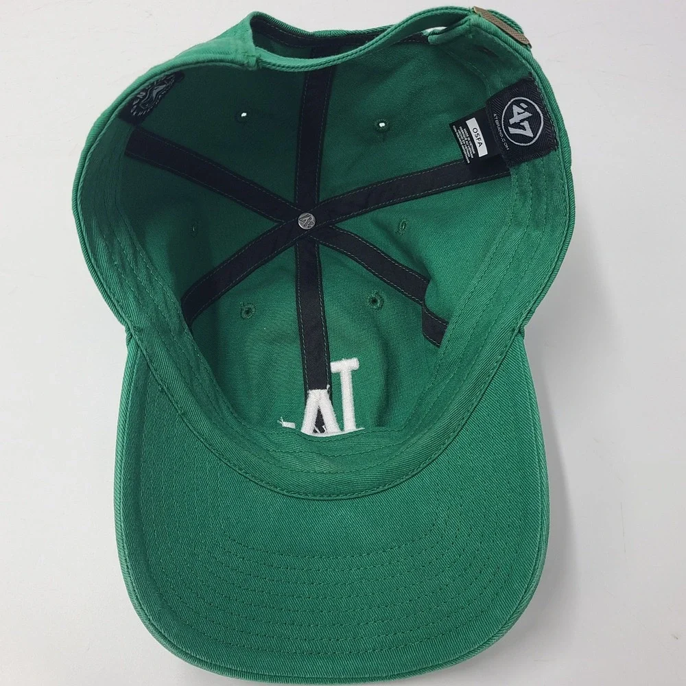 Los Angeles Dodgers Hat Strapback 47 Brand Clean Up Green White MLB Baseball Men